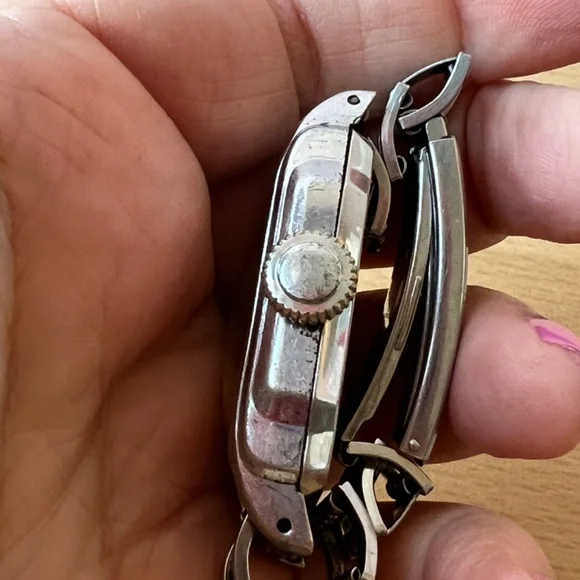 WESTCLOX 1936 Mens Original Classic WRIST BEN Silver Tank Watch made USA AS IS
